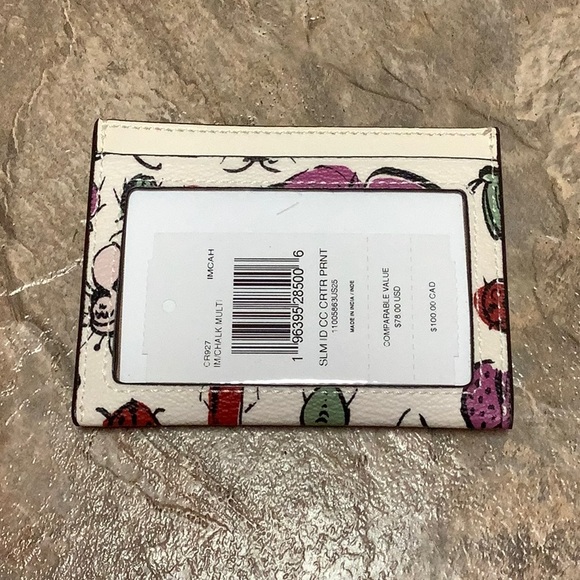 Coach slim ID card case with creature print - Picture 2 of 6